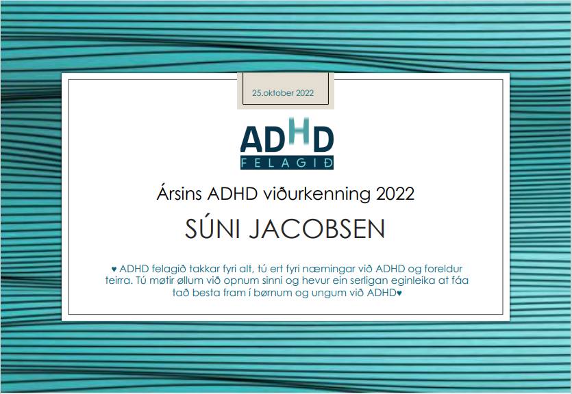 ADHDviðurkenningin2022