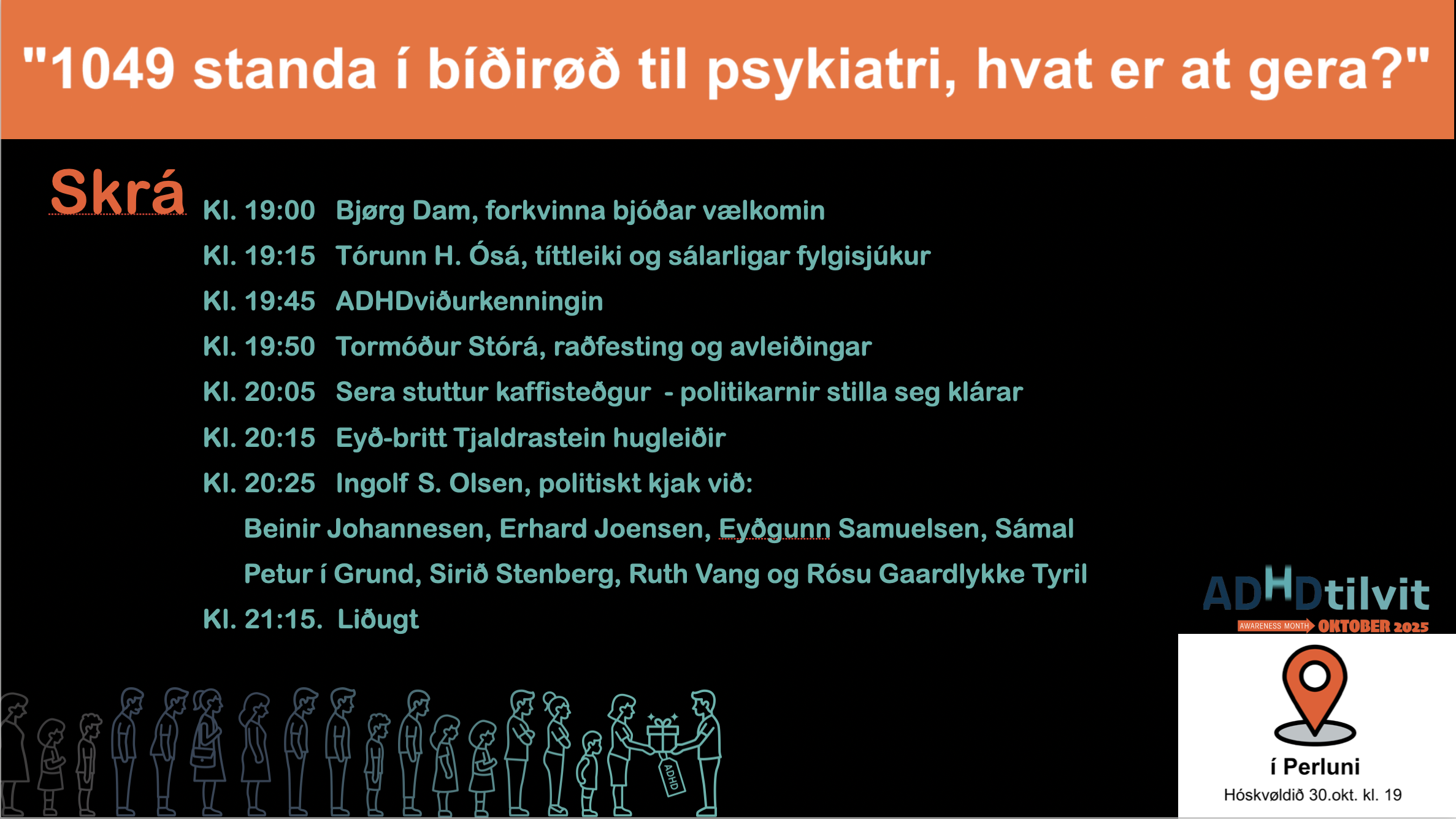 Skrá ADHDtilvit 2025